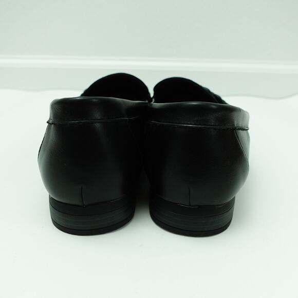 Michael By Michael Shannon Womens Suzie Loafers Almond Toe Braided Black Size 11 - Picture 6 of 8